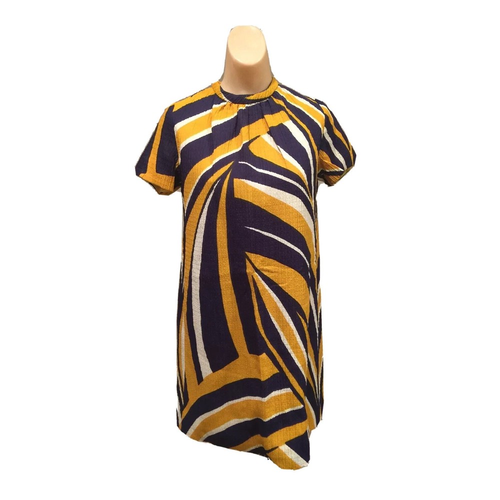 U of M Dress handmade one-of-a-kind vintage maize & blue Michigan couture
